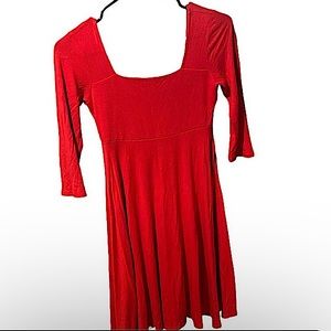 Soprano Long Sleeve Low Cut Dress